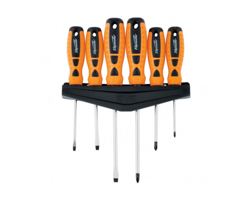Набор отверток, CrV, двухкомпонентные рукоятки, 6шт SPARTA Point 11782