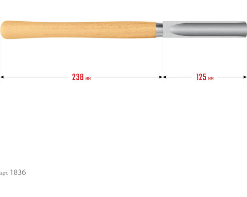 Набор ручных резцов по дереву STAYER Wood Master 8 шт. 1836