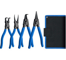 Набор съемников стопорных колец ЗУБР 4 шт, 180 мм 22821-H4