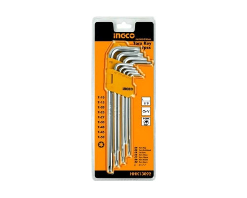 Набор шестигранников INGCO TORX Т10-Т50 мм Extra Long INDUSTRIAL HHK13092