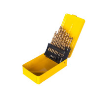 Набор сверл по металлу 19 шт. (1-10 мм через 0,5 мм) Энкор 21220