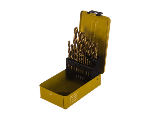 Набор сверл по металлу 19 шт. (1-10 мм через 0,5 мм) Энкор 21220