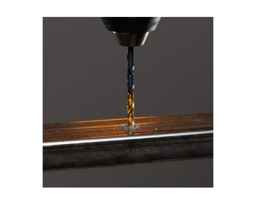 Набор сверл по металлу Golden Tip 1.5-6.5 мм, HSS-Tin, 13 шт Denzel 72318