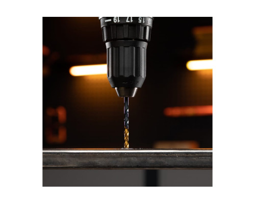 Набор сверл по металлу Golden Tip 1.5-6.5 мм, HSS-Tin, 13 шт Denzel 72318