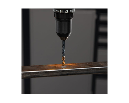 Набор сверл по металлу Golden Tip 1.5-6.5 мм, HSS-Tin, 13 шт Denzel 72318