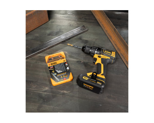 Набор сверл по металлу Golden Tip 1.5-6.5 мм, HSS-Tin, 13 шт Denzel 72318