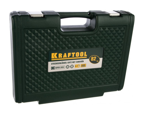 Набор торцовых головок 1/2",1/4", 82шт Kraftool EXPERT QUALITAT SUPER LOCK 27887-H82_z02