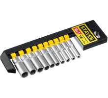 Набор торцовых головок STAYER RSS 10SD 1/4"DR, 10 предметов 27759-H10