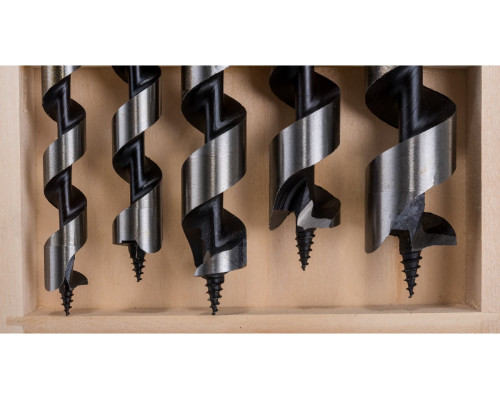 Набор змеевидных свёрл по дереву (5 шт.) ЗУБР 2948-450-H5