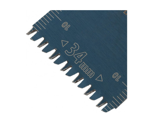 Насадка режущая пазовая прямая HCS по дереву, ламинату 34х2.5 мм для МФИ Denzel 782315