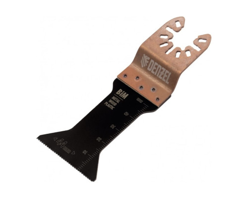 Насадка режущая по металлу и дереву для МФИ (44х1.4 мм; Т-образная; BiM; мелкий зуб) Denzel 782307