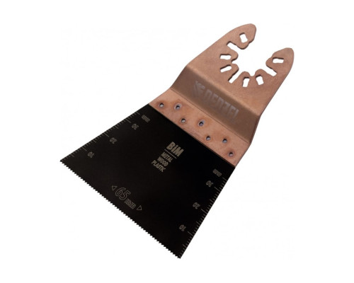 Насадка режущая прямая BiM по металлу и дереву 65x1.2 мм мелкий зуб для МФИ Denzel 782303