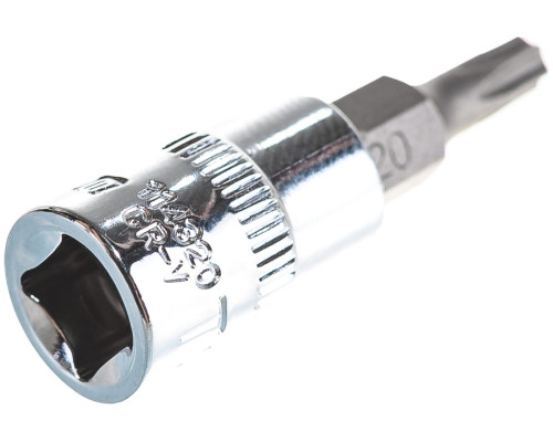 Насадка торцевая 1/4"DR с вставкой-битой T20 Ombra 114320