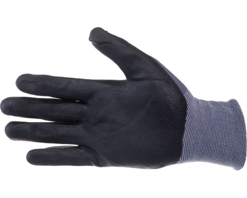 Нейлоновые перчатки KRAFTOOL Expert, р. XL, вспененное нитриловое покрытие 11285-XL