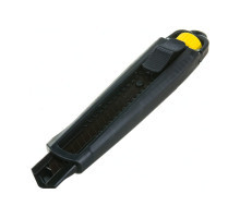 Нож Hanskonner 18мм, обрезиненный корпус, доп. фиксирующий винт, лезвие SK2 0.7мм HK1076-08-01