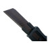 Нож Hanskonner 18мм, обрезиненный корпус, доп. фиксирующий винт, лезвие SK2 0.7мм HK1076-08-01