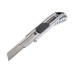 Нож со сменным лезвием Монтажник 18мм, алюминиевый корпус, кнопка Easy Slider 600507