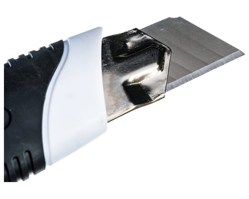 Нож со сменным лезвием Монтажник 25мм, обрезиненный, ABS+TPR 600508