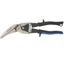 Ножницы по металлу 270 мм, прямой и правый проходной рез, сталь СrMo, двухкомпонентные рукоятки GROSS PIRANHA 78333
