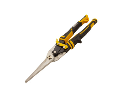 Ножницы по металлу Denzel 315мм, прямой проходной рез, сталь-CrMo, трехкомп.рук-ки 78373