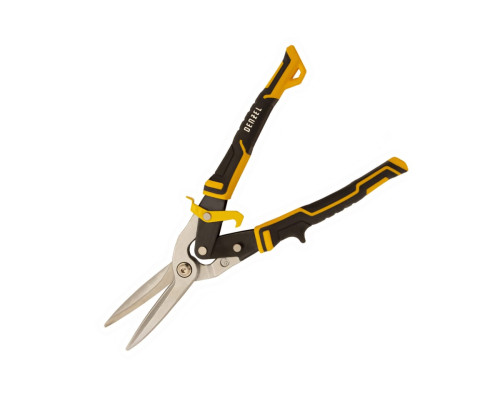 Ножницы по металлу Denzel 315мм, прямой проходной рез, сталь-CrMo, трехкомп.рук-ки 78373