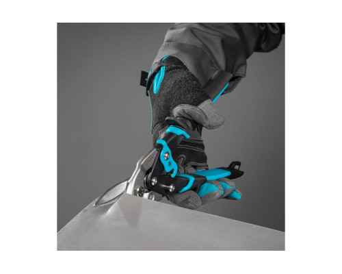 Ножницы по металлу GROSS PIRANHA 250 мм, прямой рез, сталь-CrMo, двухкомпонентные рукоятки 78325