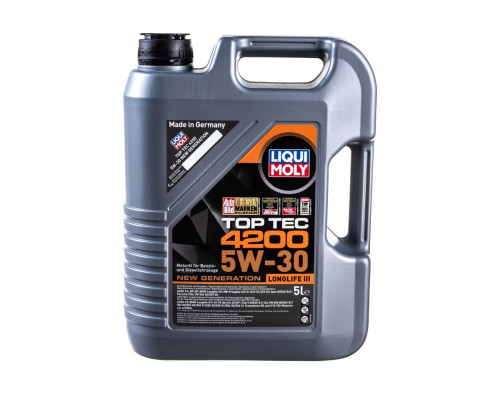 НС-синтетическое моторное масло LIQUI MOLY Top Tec 4200 5W-30 5л 7661