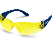 Облегченные защитные очки ЗУБР Барьер желтые 110488