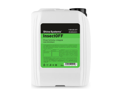 Очиститель следов насекомых Shine systems InsectOFF, 5 л SS745