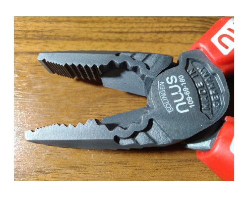 Пассатижи 180мм, С5.2, Н2.2, К12 NWS CombiMax 109-69-180