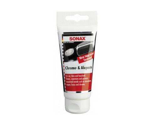 Паста для хрома и алюминия SONAX 0,075л 308000 Паста для хрома и алюминия SONAX 0,075л 308000