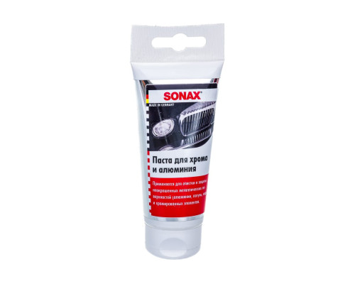 Паста для хрома и алюминия SONAX 0,075л 308000 Паста для хрома и алюминия SONAX 0,075л 308000