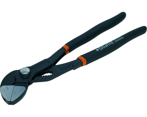 Переставные клещи Sturm 250мм, КНОПОЧНАЯ фиксация, подвижная губка, пвх рукоятка,St 1020-06-C250