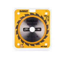 Пильный диск CONSTRUCT (190х30 мм; 18 ATB) DEWALT DT1943