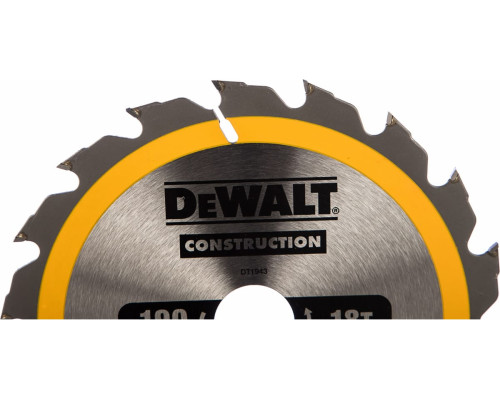 Пильный диск CONSTRUCT (190х30 мм; 18 ATB) DEWALT DT1943