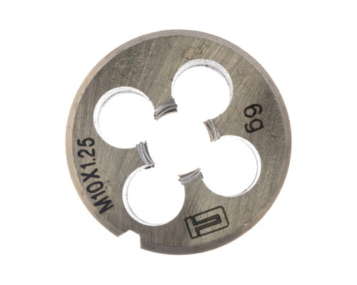 Плашка М10 х 1,25 мм СИБРТЕХ 77025