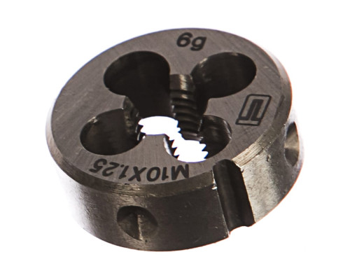 Плашка М10 х 1,25 мм СИБРТЕХ 77025