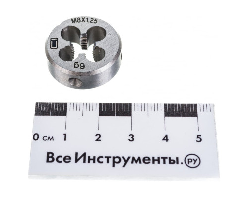 Плашка М8 х 1,25 мм СИБРТЕХ 77020