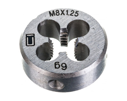 Плашка М8 х 1,25 мм СИБРТЕХ 77020