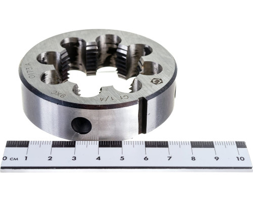 Плашка, трубная цилиндрическая G 1 1/4 дюйма 9ХС ТМ Туламаш 57989