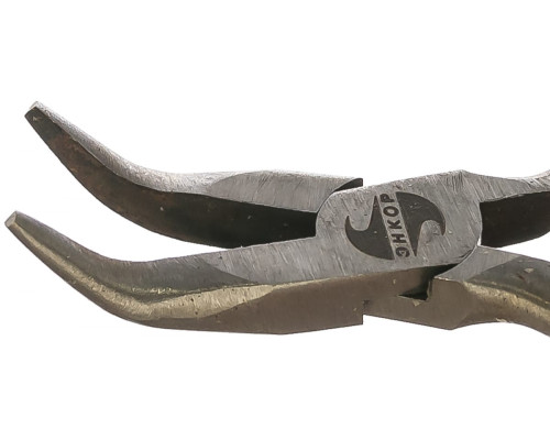 Плоскогубцы с изогнутыми губками-60° Энкор, 115мм 19004