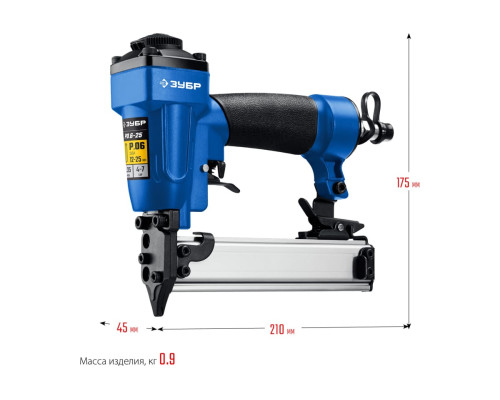 Пневматический нейлер ЗУБР Профессионал P0.6-25 31936