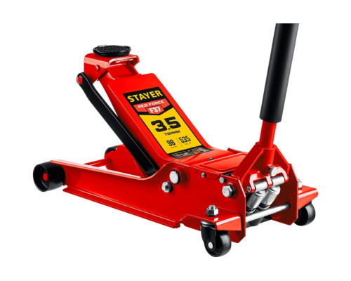 Подкатной домкрат универсальный для СТО STAYER Red ForceF-37 3.5т, 98-535мм 43158-3.5