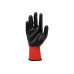 Полиэфирные перчатки с чёрным нитрильным покрытием STELS р. 9, 13 класс вязки 678705