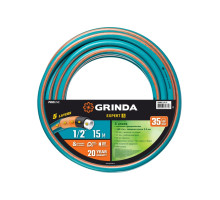 Поливочный шланг Grinda Proline expert 5 1/2", 15 м, 35 атм 429007-1/2-15