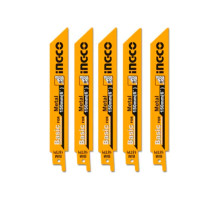 Полотна по металлу для сабельной пилы 150 мм, 5 шт INGCO RSB922EF