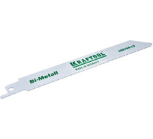 Полотно Kraftool по металлу для электроножовки S922EF 1/2" S разведенные фрезерованные зубья Bi-Metall шаг 1.4 мм 130 мм 159755-13