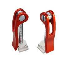 Прижим винтовой клипса для шин-направляющих (2 шт; M8x50 мм; Т-паз) UNIQ TOOL UTK-0013