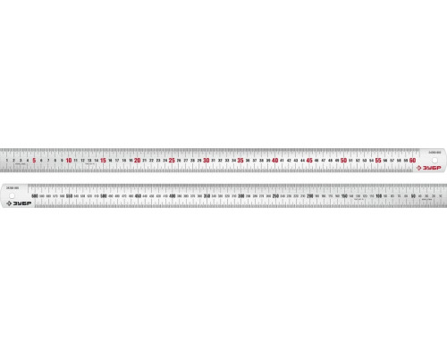 Про-60 Усиленная нержавеющая линейка 0,60 м ЗУБР 34280-060