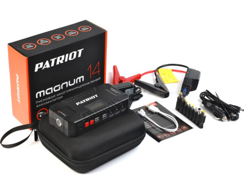 Пусковой многофункциональный аккумулятор Patriot MAGNUM 14 650201614 Пусковой многофункциональный аккумулятор Patriot MAGNUM 14 650201614